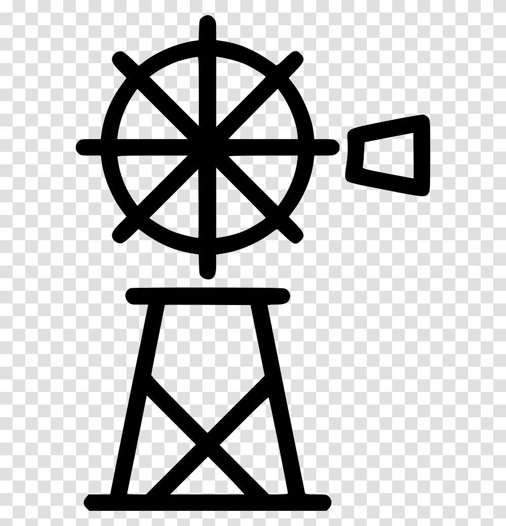 Watermill Clipart Steering Wheel Ship Icon, Stencil Transparent Png