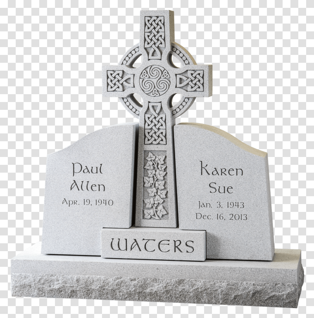 Waters Paul Cross Headstone, Tomb, Tombstone, Monument Transparent Png