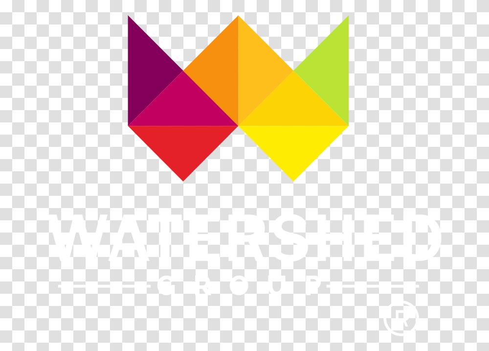 Watershed Group Ireland Logo Light Triangle, Trademark, Star Symbol Transparent Png