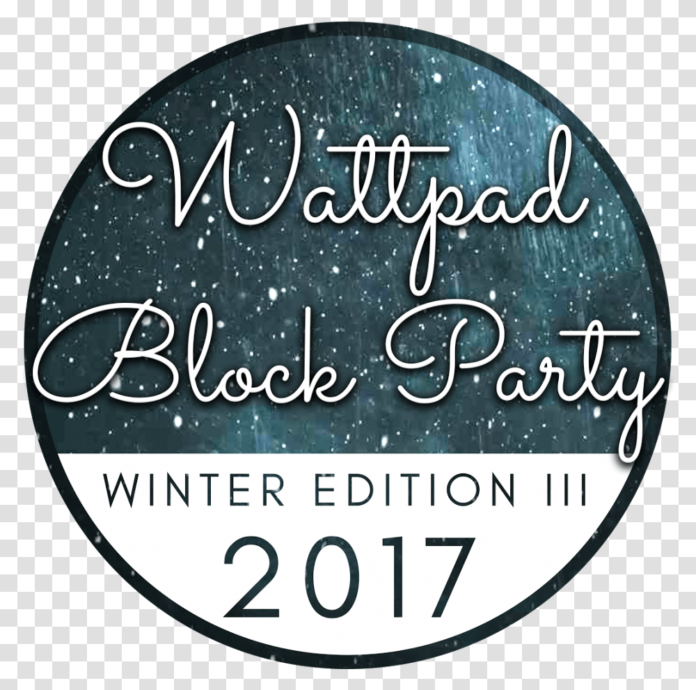 Wattpad Block Party Winter Edition Iii Sticker, Word, Logo Transparent Png