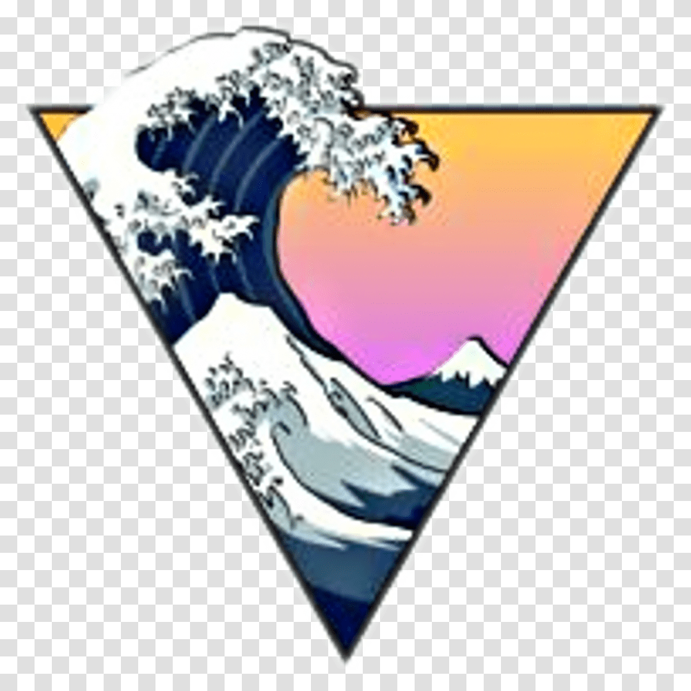 Wave Aesthetic, Nature, Triangle, Outdoors Transparent Png