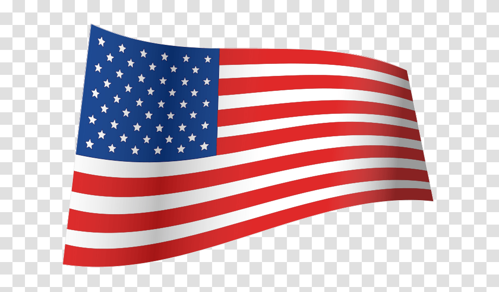 Wave American Flag Transparent Png