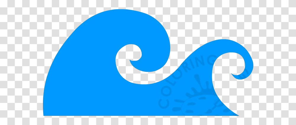 Wave Blue Ocean Clipart Coloring, Pattern, Alphabet, Fractal Transparent Png