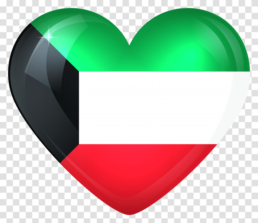 Wave Border National Day Of Kuwait, Heart, Balloon, Tape, Plectrum Transparent Png