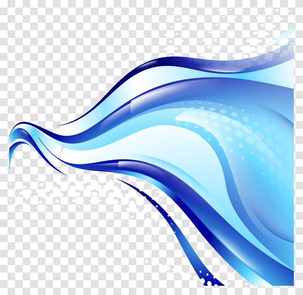 Wave Design Azul Vetor Ondas Azul, Floral Design, Pattern Transparent Png