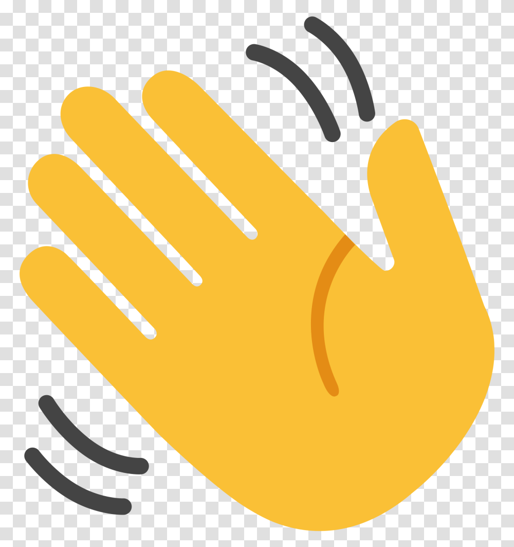 Wave Emoji Wave Hand Emoji, Apparel, Glove Transparent Png