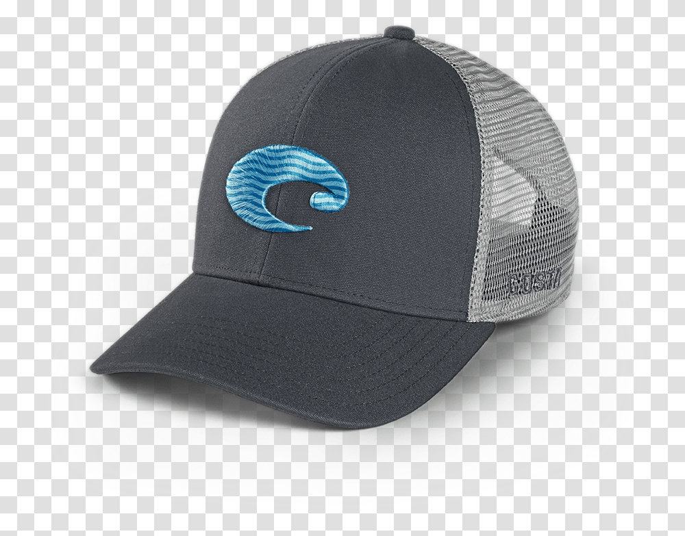 Wave Logo Trucker Baseball Cap, Clothing, Apparel, Hat Transparent Png