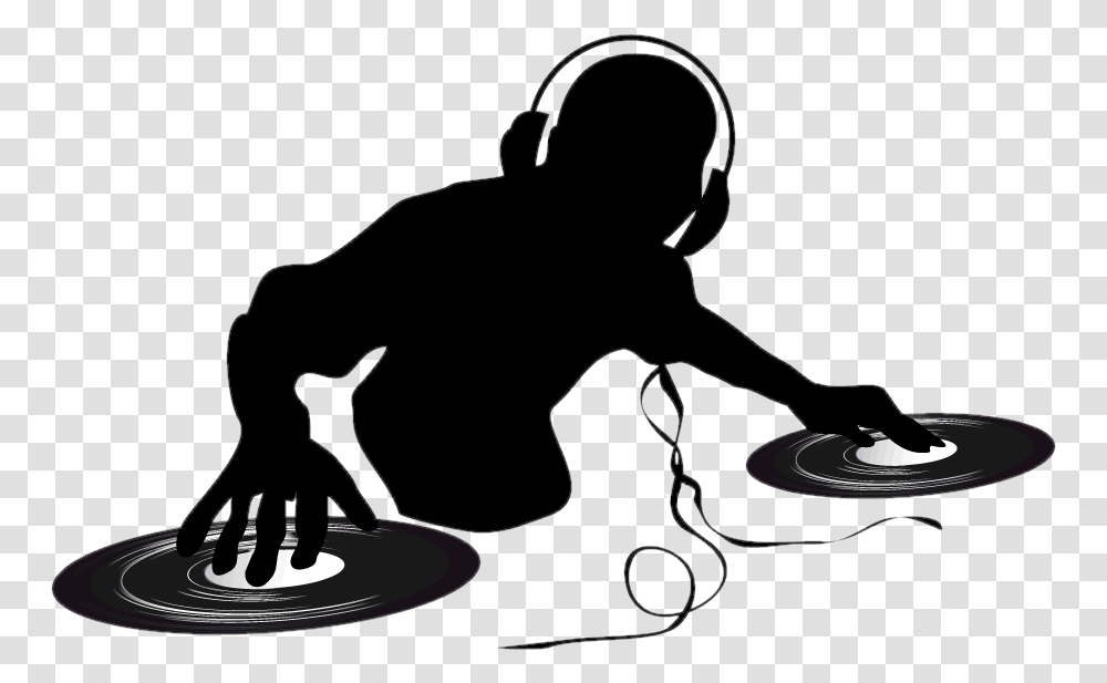 Wave Silhouette Deejay, Astronomy, Outer Space, Outdoors, Nature Transparent Png