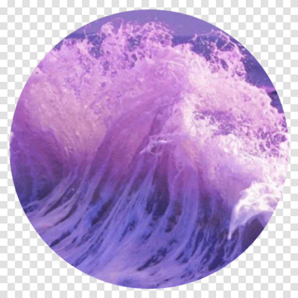 Wave Splash Crest Whitehorses Aesthetic Sea Purple, Moon, Outer Space, Night, Astronomy Transparent Png