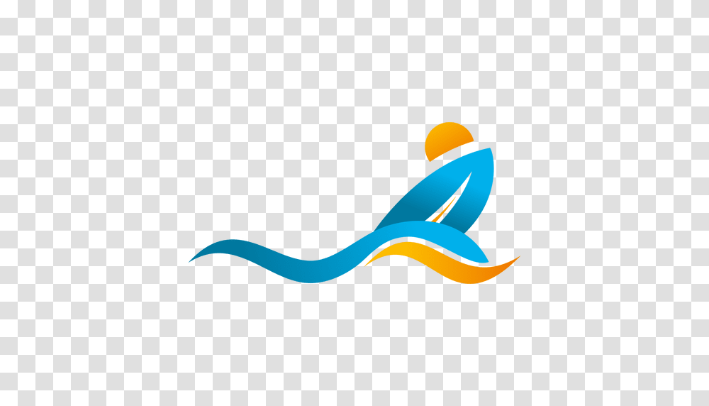 Wave Surfing Beach Logo, Trademark Transparent Png