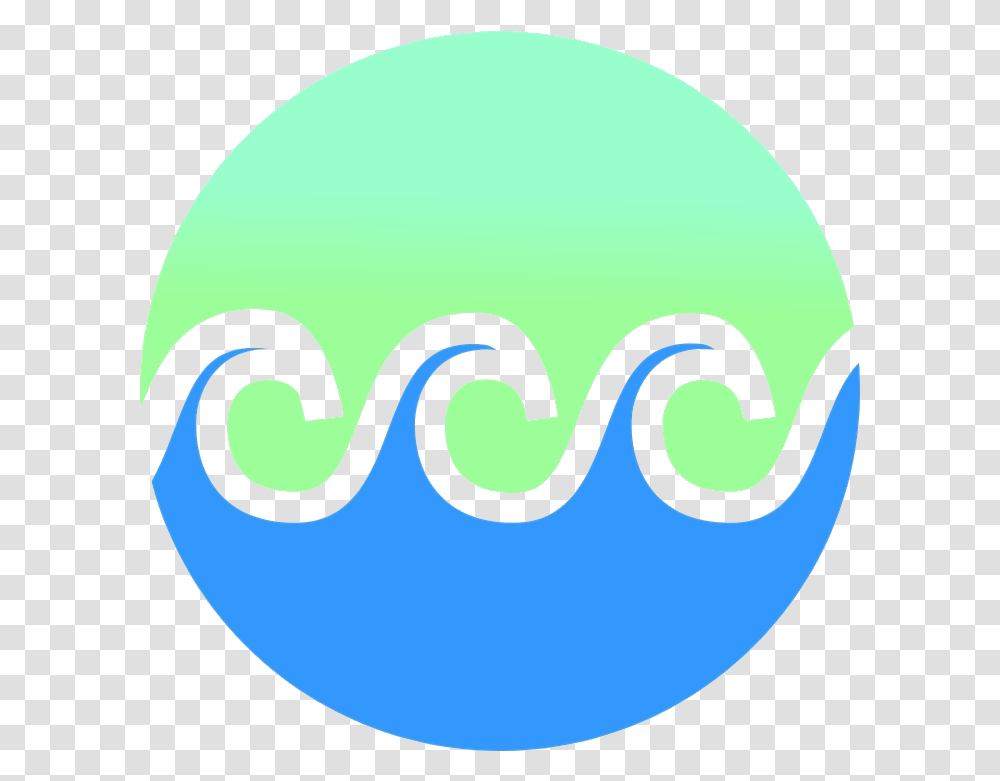 Wave Tidal Clipart Buy Clip Art Beach Logo Circle, Label, Tabletop, Furniture Transparent Png