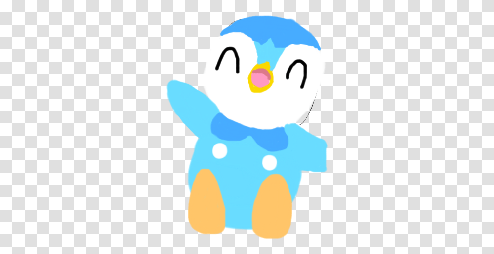 Wave To Piplup Layer Fictional Character, Outdoors, Nature, Snow, Snowman Transparent Png