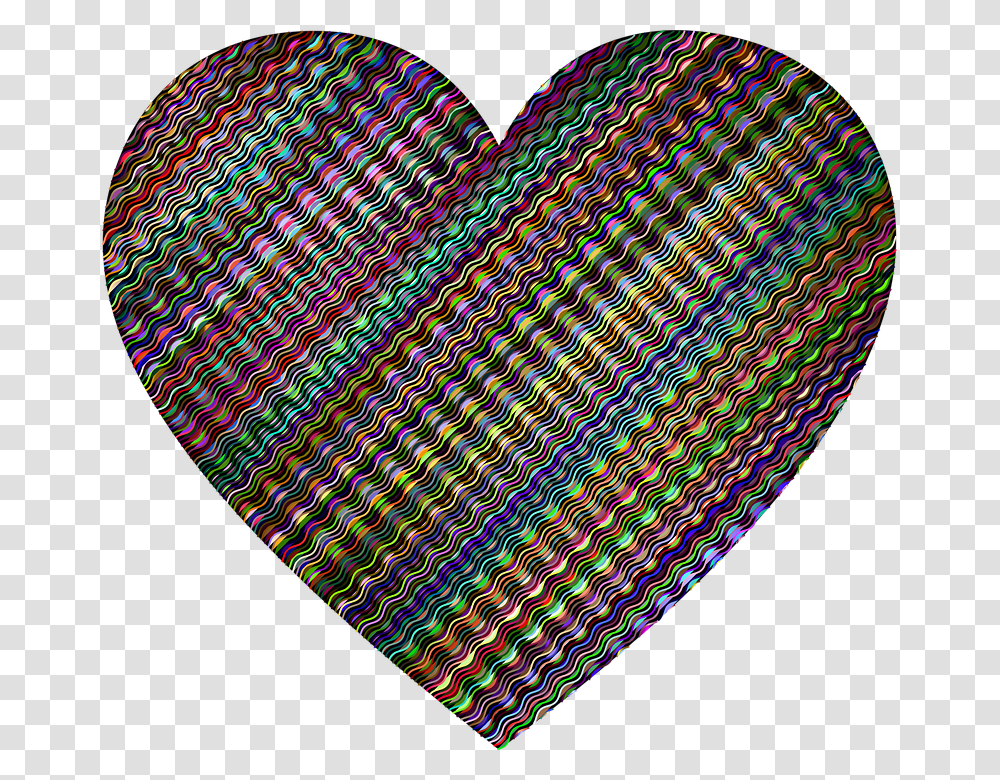 Waves Abstract Geometric Art Heart Love Romance Laptop Brand Logo, Rug, LED, Texture, Light Transparent Png