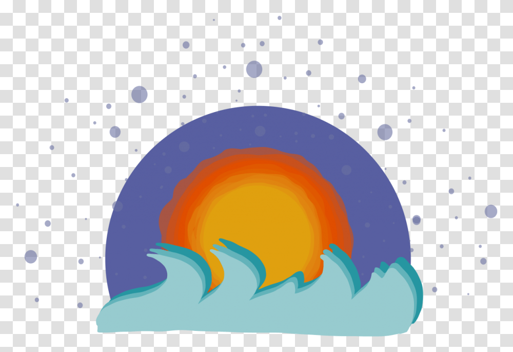 Waves By Daniella Gyambibi Circle, Nature, Outdoors, Astronomy, Outer Space Transparent Png