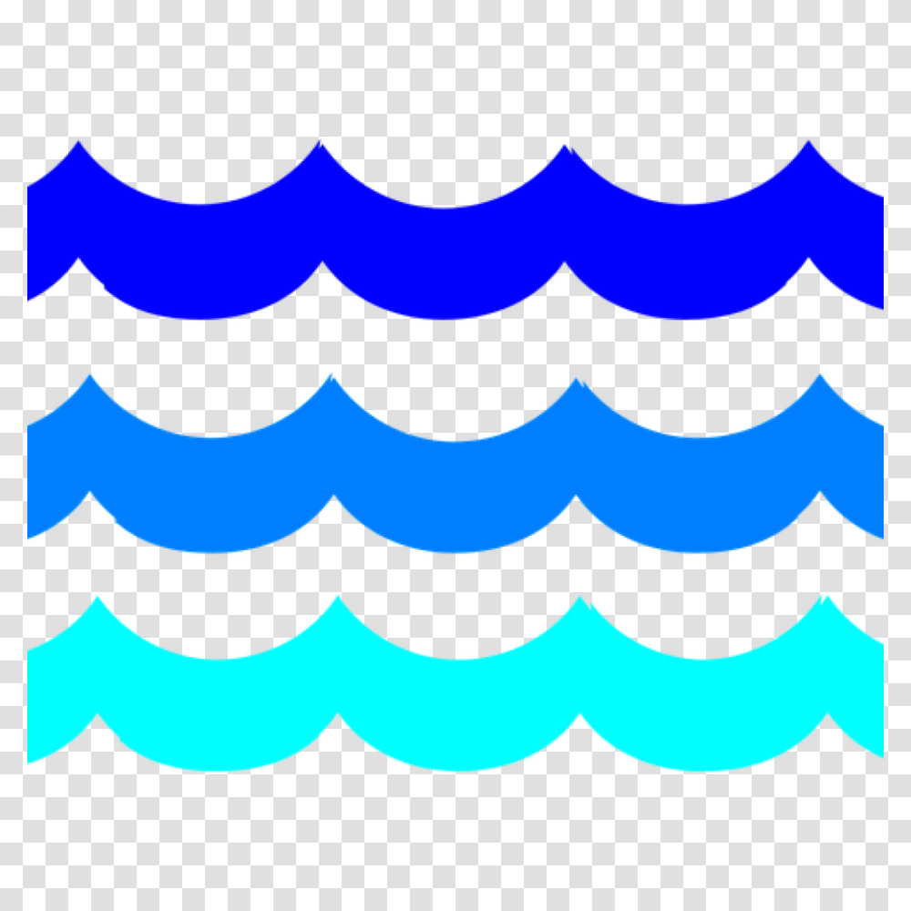 Waves Clipart Stylised, Water, Texture Transparent Png