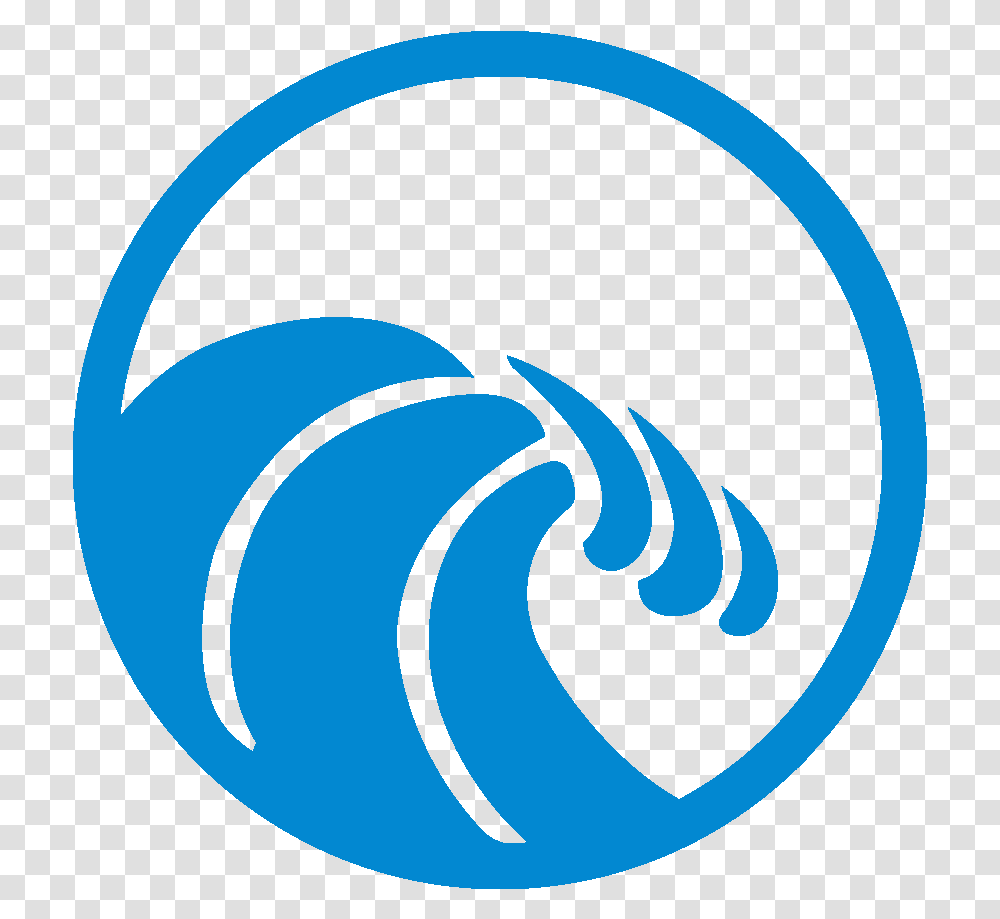 Waves Graphic, Logo, Trademark Transparent Png