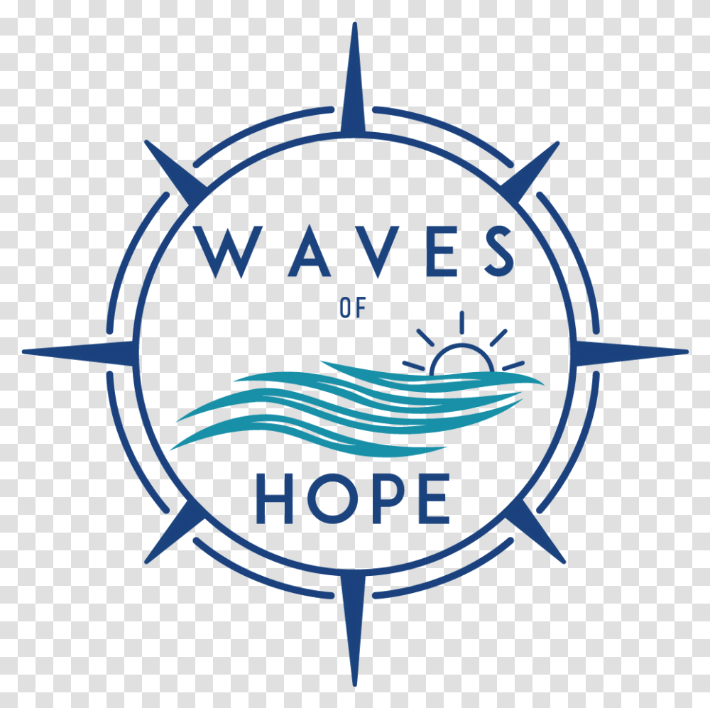 Waves Of Hope, Compass, Logo, Trademark Transparent Png