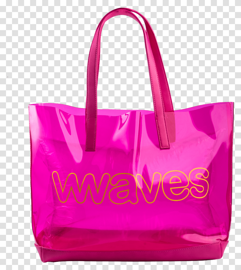 Waves Pink Swim Bag, Handbag, Accessories, Accessory, Tote Bag Transparent Png