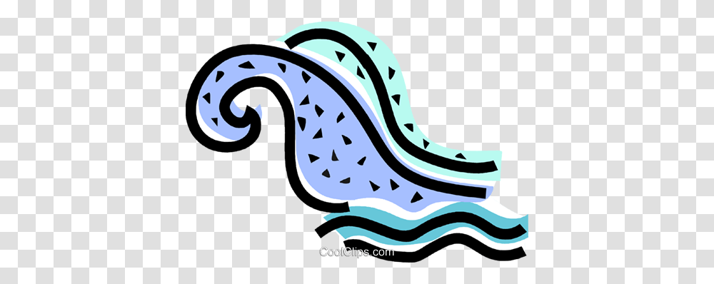 Waves Royalty Free Vector Clip Art Illustration, Apparel, Footwear, Shoe Transparent Png