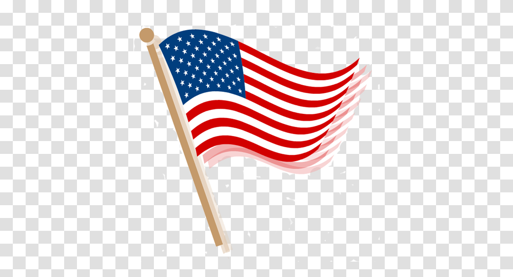 Waving American Flag Clip Art Transparent Png