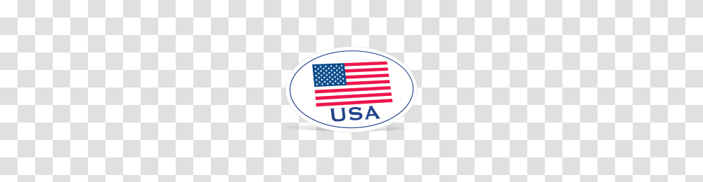 Waving American Flag Static Cling Stickers, Label, Meal Transparent Png