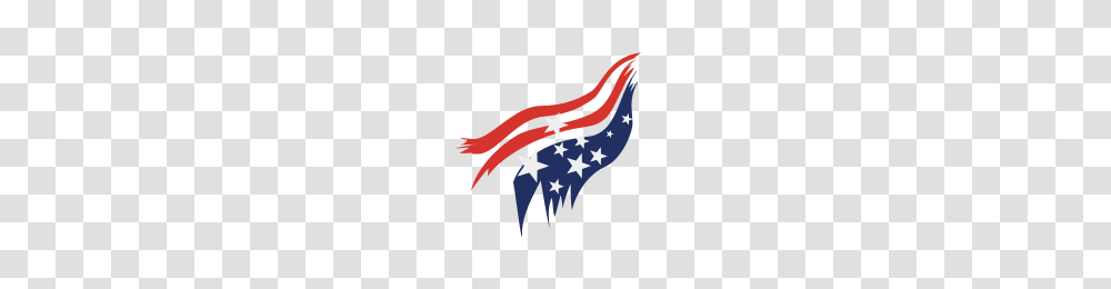 Waving American Flag Vector Tag Free Vector Gallery, Emblem Transparent Png