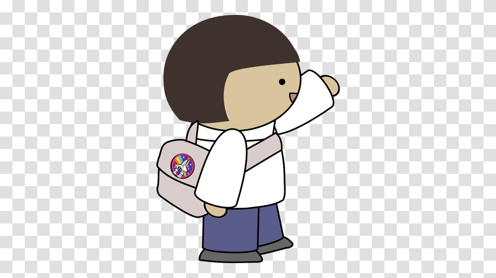 Waving Comic Girl, Chef, Nurse, Sailor Suit, Waiter Transparent Png