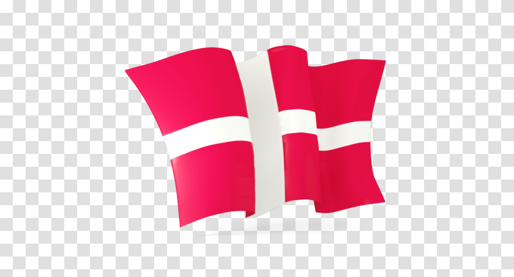 Waving Flag Illustration Of Flag Of Denmark, Hat Transparent Png