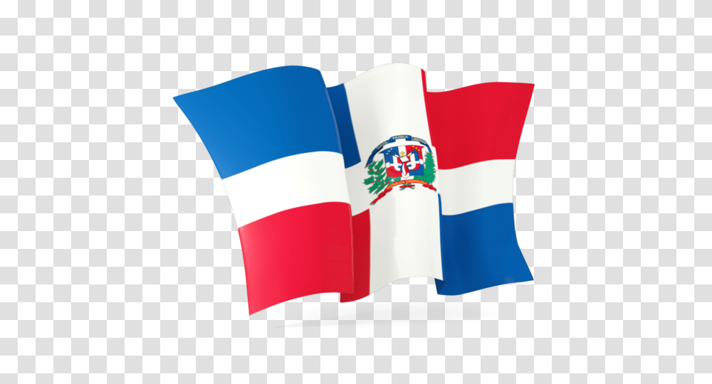 Waving Flag Illustration Of Flag Of Dominican Republic, American Flag Transparent Png
