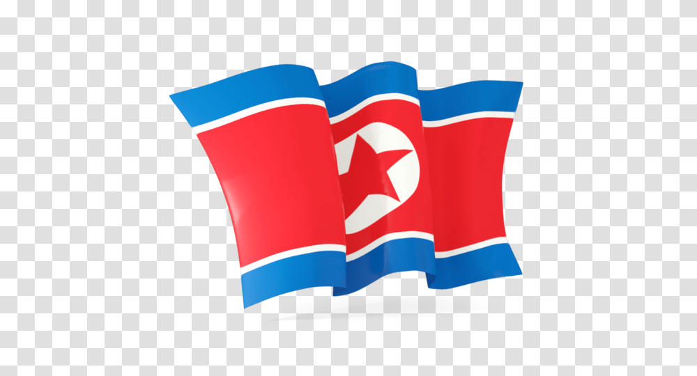 Waving Flag Illustration Of Flag Of North Korea, American Flag Transparent Png