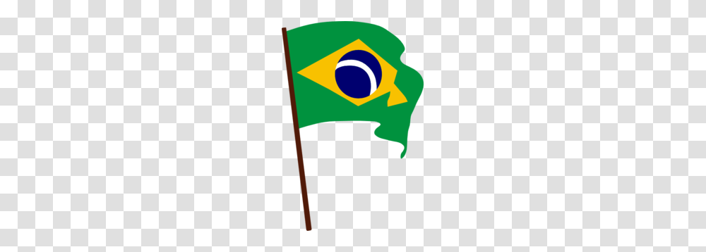 Waving Flag Of Brazil Clip Art, Poster, Advertisement, Pac Man Transparent Png