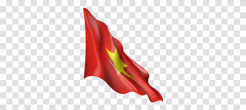 Waving Flag Of Vietnam Vertical, Petal, Flower, Plant, Blossom Transparent Png