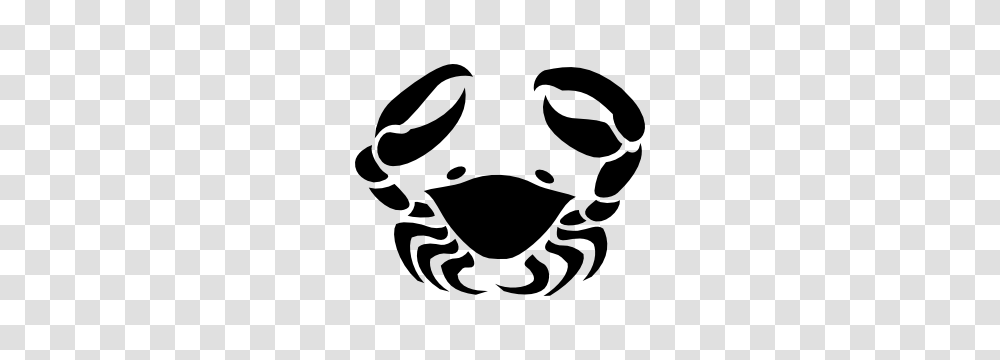 Wavy Crab Sticker, Stencil Transparent Png