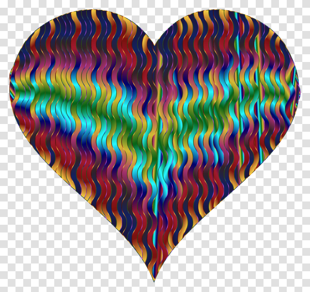 Wavy Line With Heart Clip Art Heart, Fungus, Pattern, Ornament Transparent Png