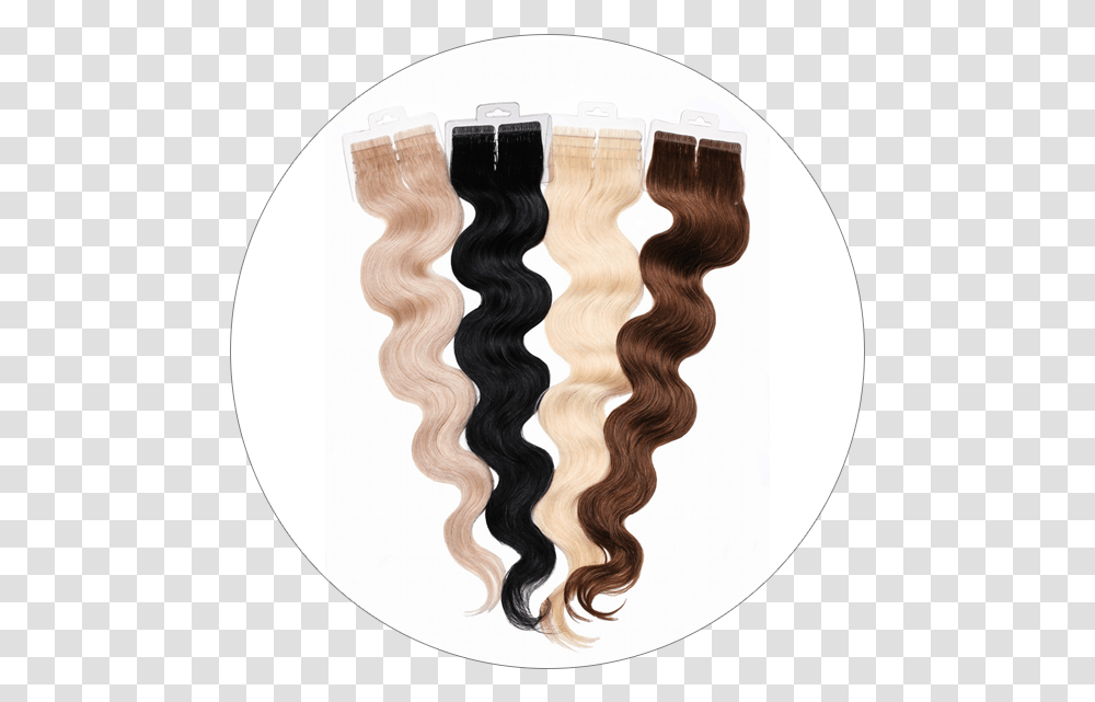 Wavy Tape In Hair Extensions Glam Seamless Wavy Tape, Wood, Sweets, Food, Cream Transparent Png
