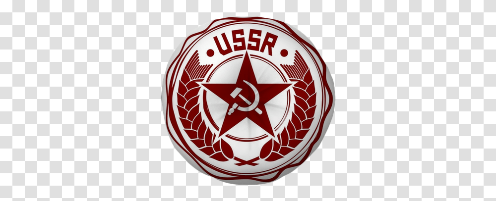 Wax Seal Tufted Floor Pillow Soviet Star Background, Symbol, Logo, Trademark, Emblem Transparent Png