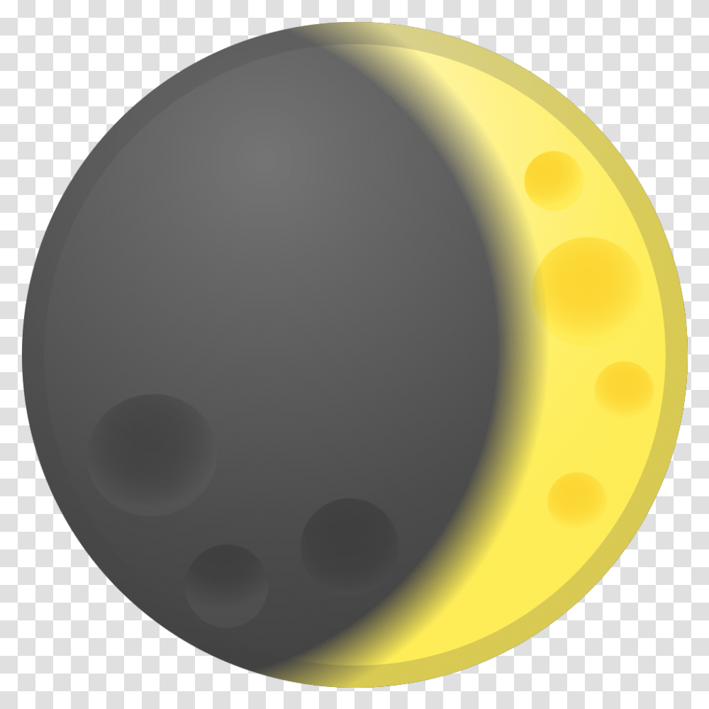 Waxing Crescent Moon Icon Lua Crescente Emoji, Ball, Tape, Sport, Sports Transparent Png