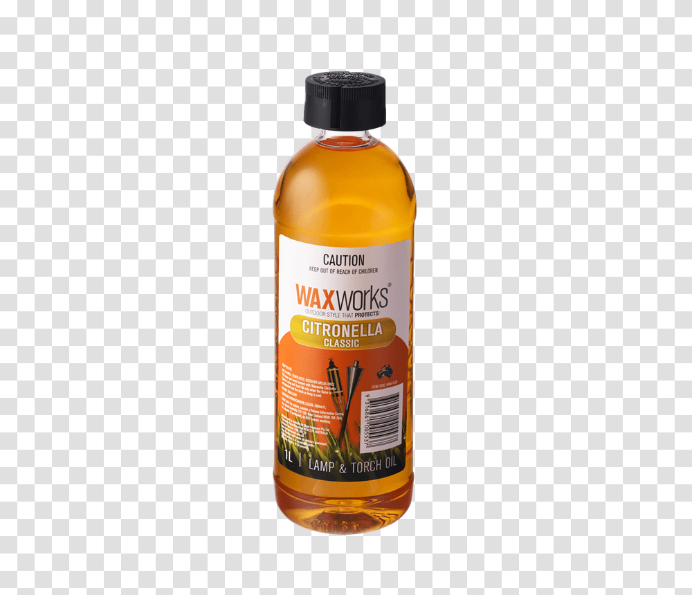 Waxworks Citronella Oil Bunnings Warehouse, Bottle, Plant, Beer, Alcohol Transparent Png