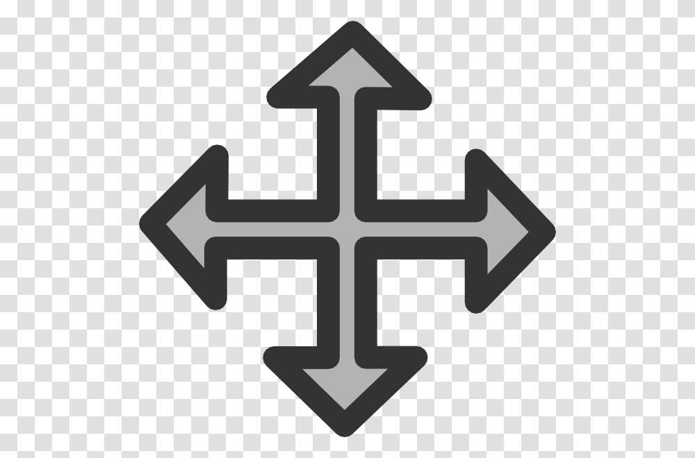 Way Arrow, Cross, Emblem, Crucifix Transparent Png
