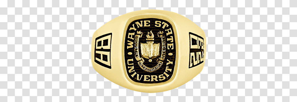 Wayne State University Mens Diplomat Ring Solid, Buckle, Soccer Ball, Football, Team Sport Transparent Png