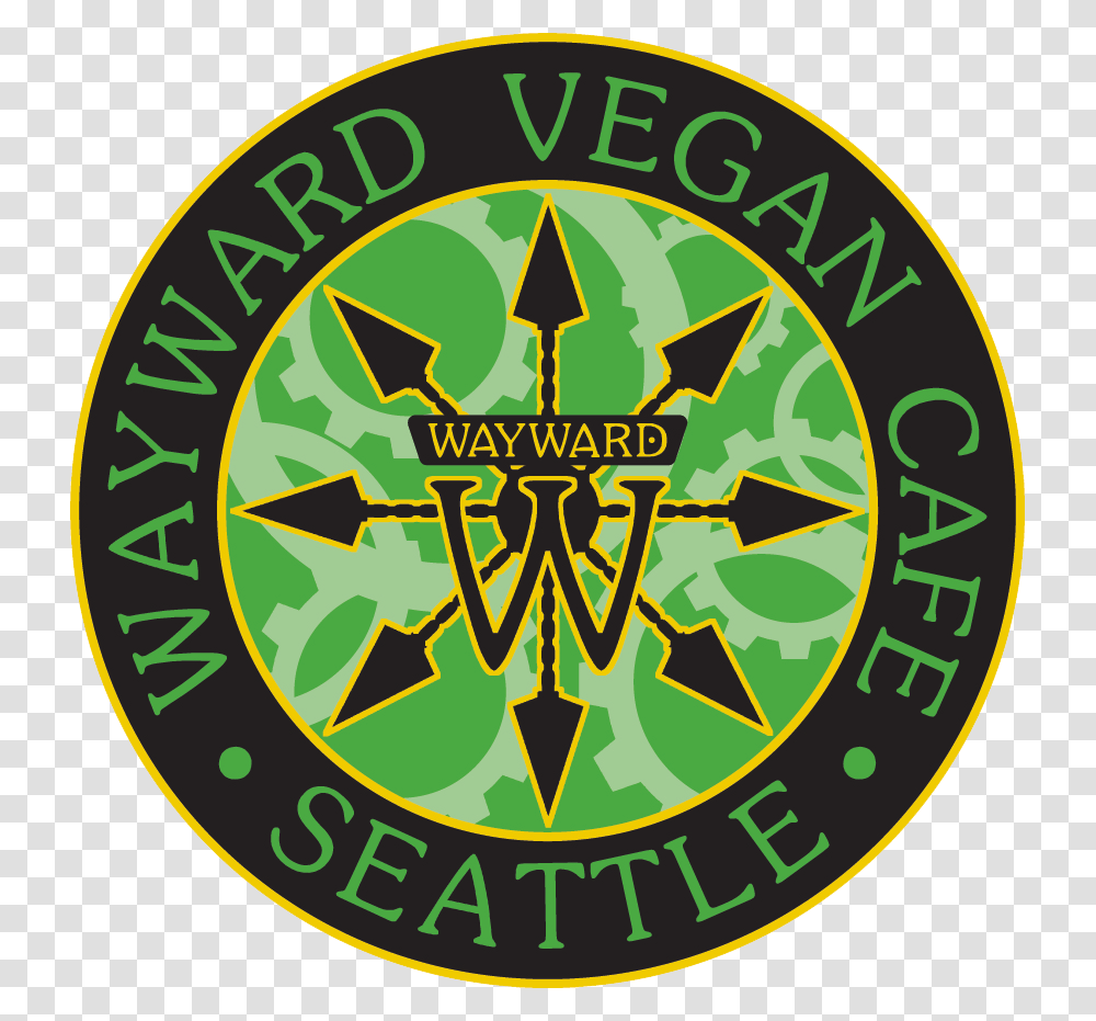 Wayward Vegan Cafe, Emblem, Logo, Trademark Transparent Png