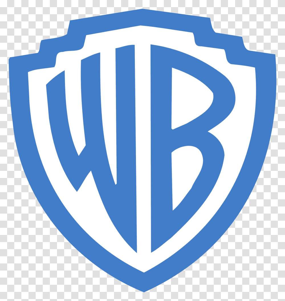 Wb Logo Symbol Crest Warner Bros Logo Blue, Armor, Sweets, Food, Seed Transparent Png