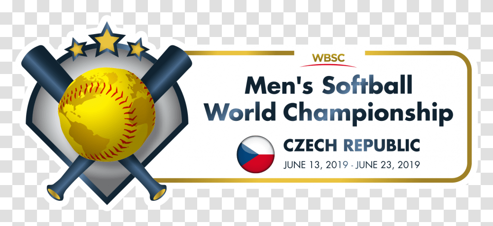 Wbsc Men's Softball World Championship 2019, Word, Label Transparent Png
