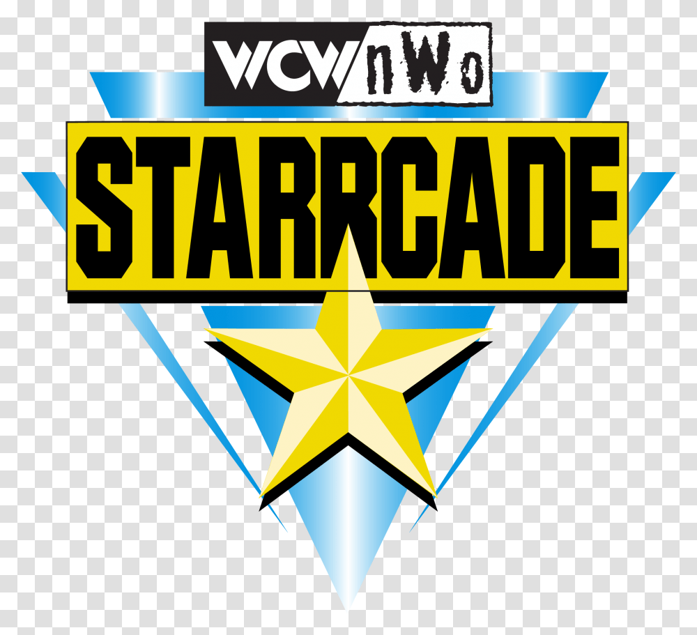 Wcw Starrcade Logos, Star Symbol, Trademark Transparent Png