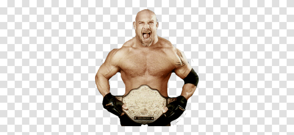 Wcw World Champion Bill Goldberg Rasslin, Person, Face, Hand, Arm Transparent Png