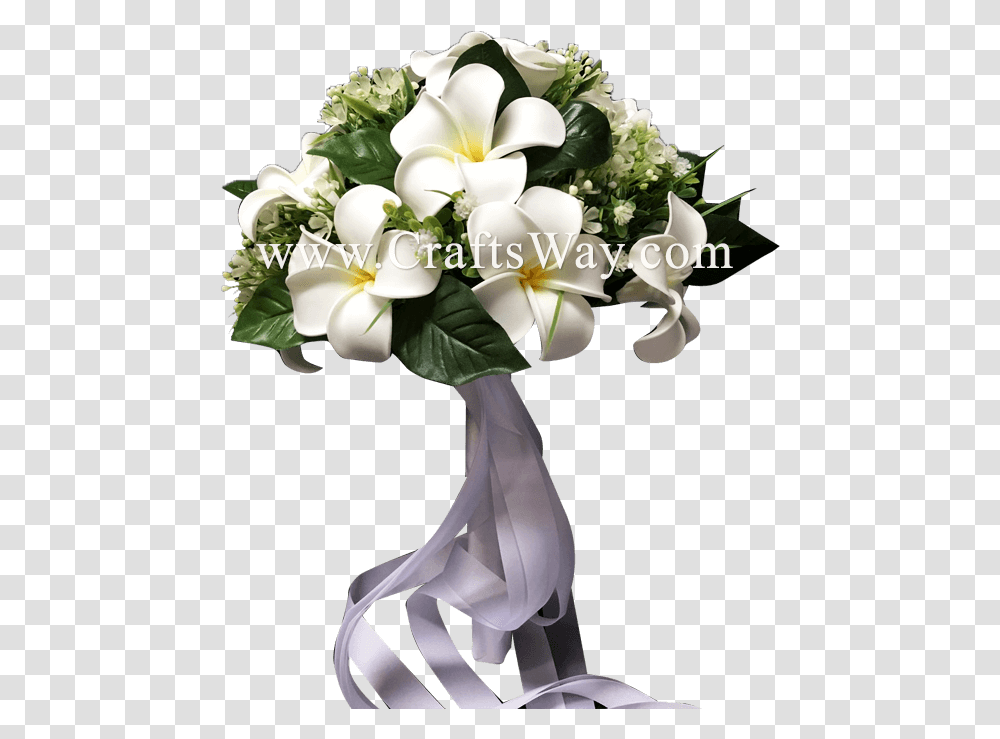 Wd 002 Wedding Amp Special Event Plumeria Flower Bouquet, Plant, Flower Arrangement, Blossom Transparent Png