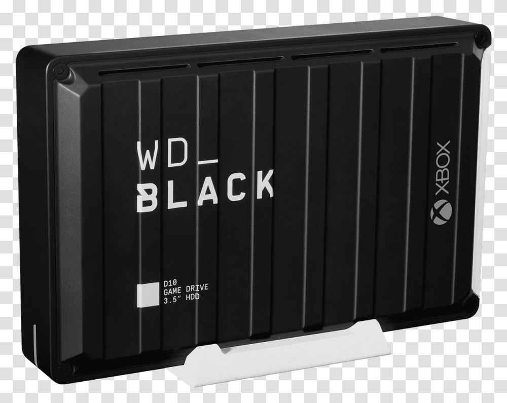 Wd Black D10 Game Drive For Xbox One D Black D10 Game Drive, Shipping Container, Vehicle Transparent Png
