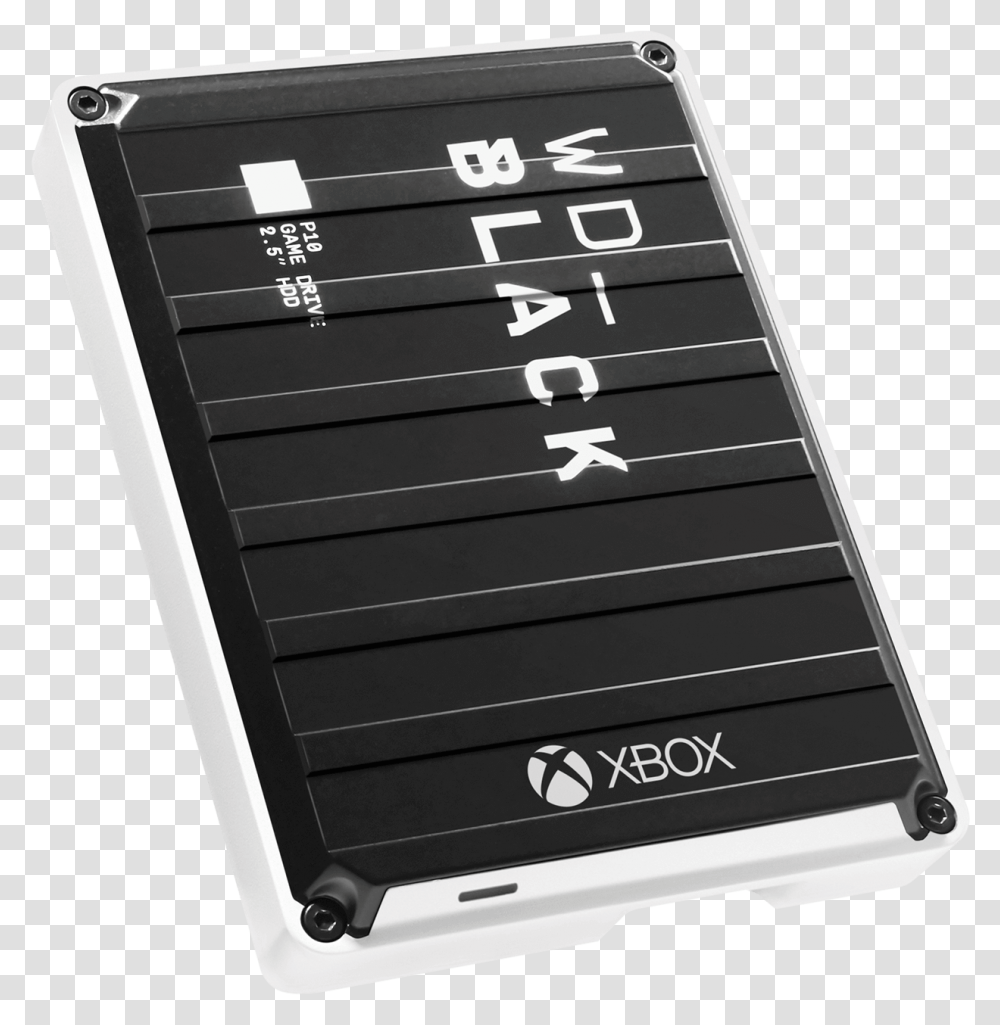 Wd Black P10 Game Drive For Xbox One Wd Black P10 Game Drive, Mailbox, Letterbox, Electronics, Phone Transparent Png