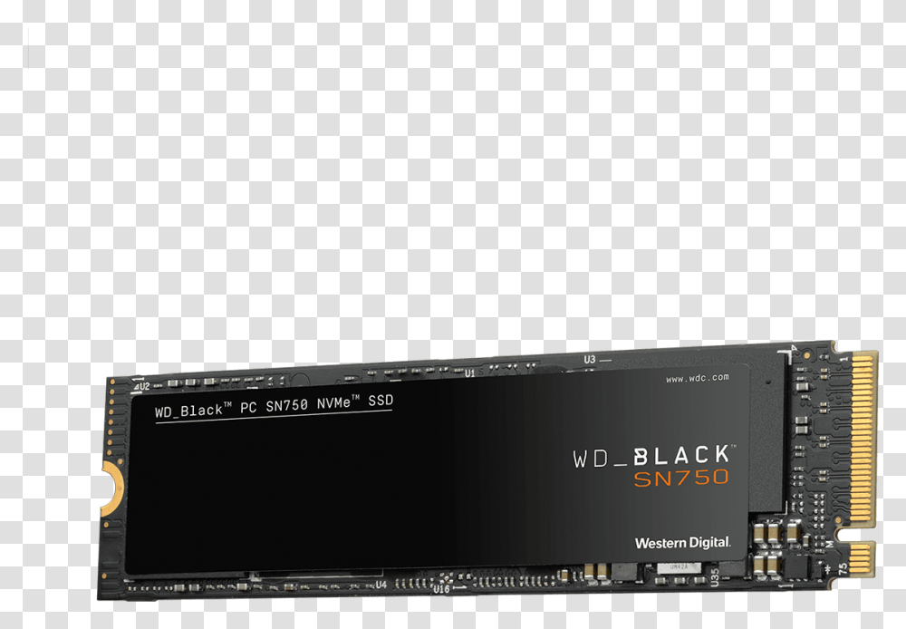 Wd Black Sn750 Nvme Ssd Wd Black M 2 Ssd, Electronics, Screen, Monitor, Display Transparent Png