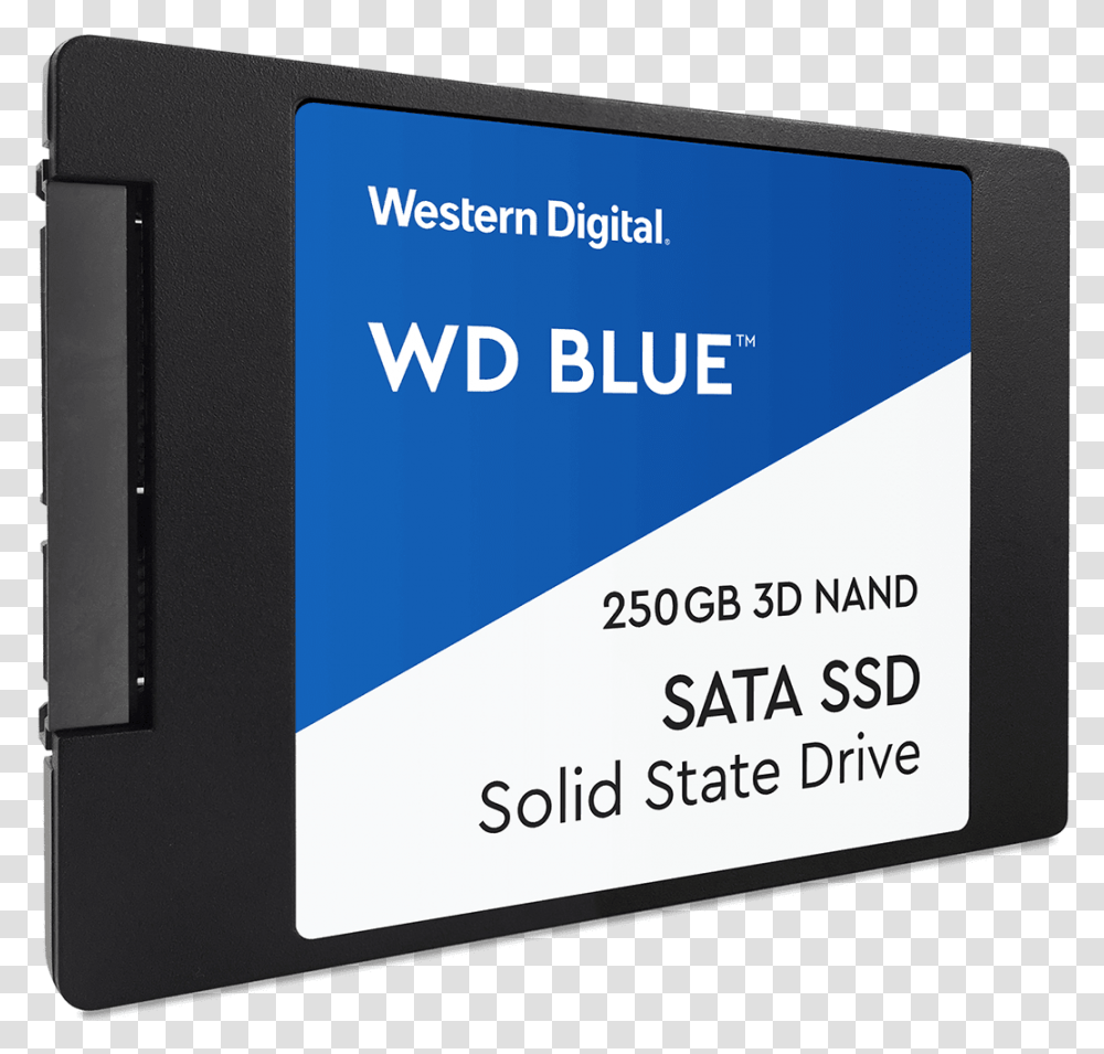 Wd Blue 3d Nand Sata Ssd 1tb Ssd, Electronics, Screen, Business Card, Text Transparent Png